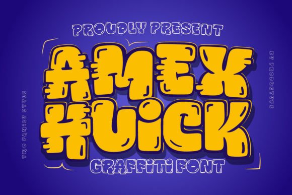 Amex Huick: A Bold Font for Edgy Branding and Creative Designs