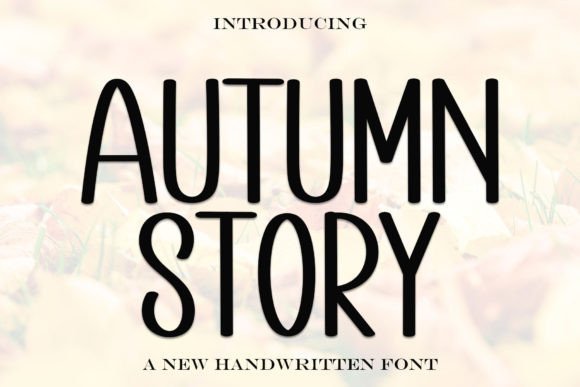Autumn Story: A Festive Typeface for Creative Branding