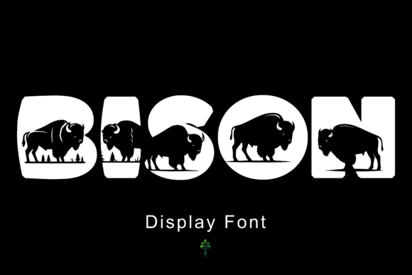 Bison Font for Handmade Creations and Display Design
