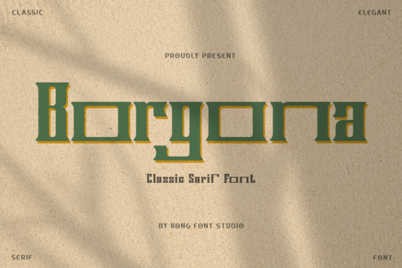 Borgona Vintage Font for Timeless Editorial Design