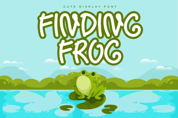 Discover the Playful Charm of Finding Frog Font