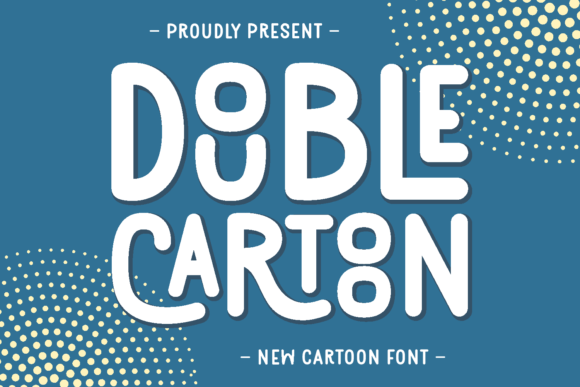 Double Cartoon Font for a Fresh Brand Look