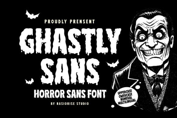 Ghastly Sans: A Halloween-Inspired Display Font for Editorial Design