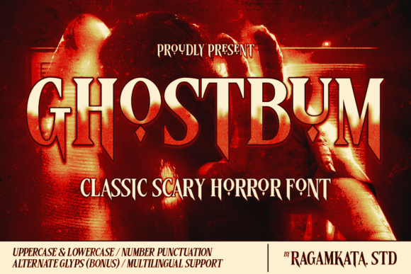 Ghostbum Font for Web Design Projects