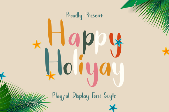 Happy Holiyay Font for Playful Web Design