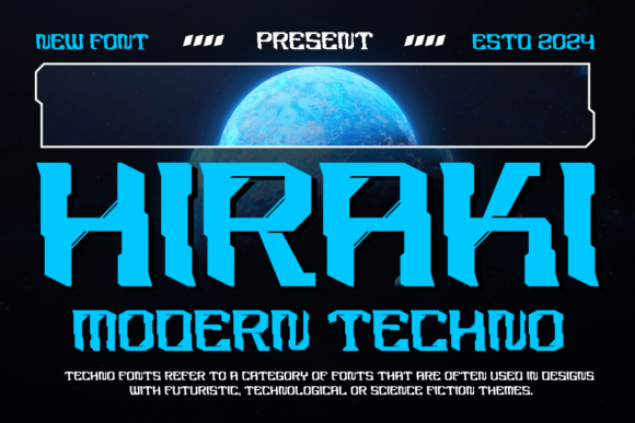 Hiraki Font for Modern Craft and Design Projects