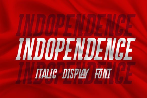 Indopendence: A Refined Italic Display Font for Craft Creators