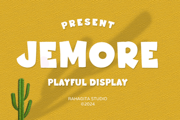 Jemore: A Playful Display Font for Web Design