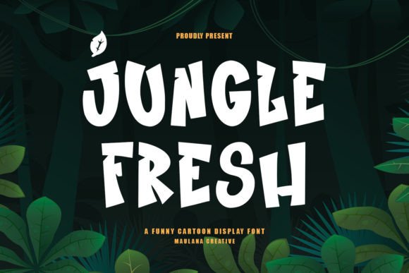 Jungle Fresh Font for Creative Handmade Projects