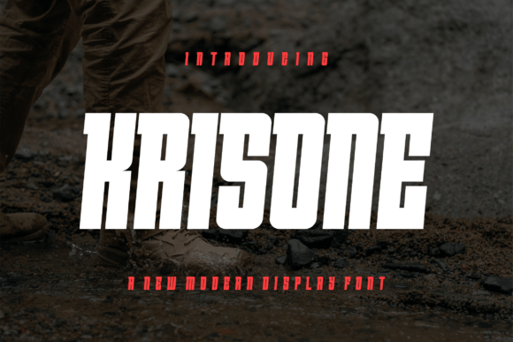 Krisone - Bold Display Font for Handmade Creations