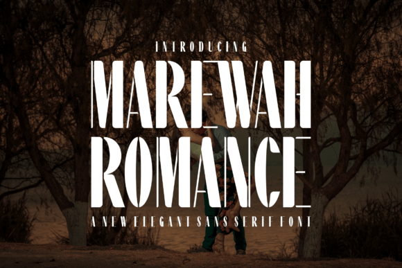 Marewah Romance: A Stylish Display Font for Bold Brand Statements
