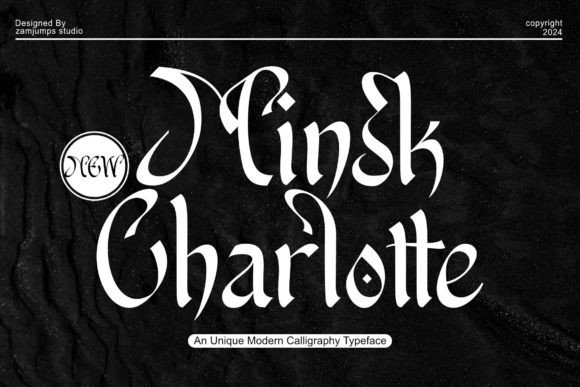 Minsk Charlotte – A Modern Calligraphy Font for Digital Design
