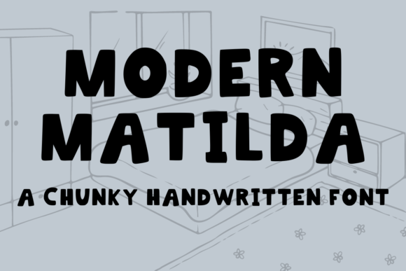 Modern Matilda: A Stylish Display Font for Digital Creatives