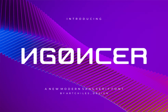 Ngoncer Font Download for Modern Design Projects