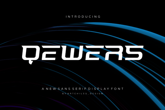 Qewers Font for High-Energy Web Designs