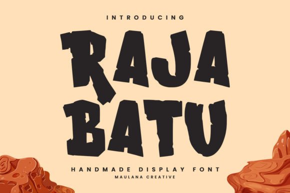 Raja Batu Display Font for Eye-Catching Designs