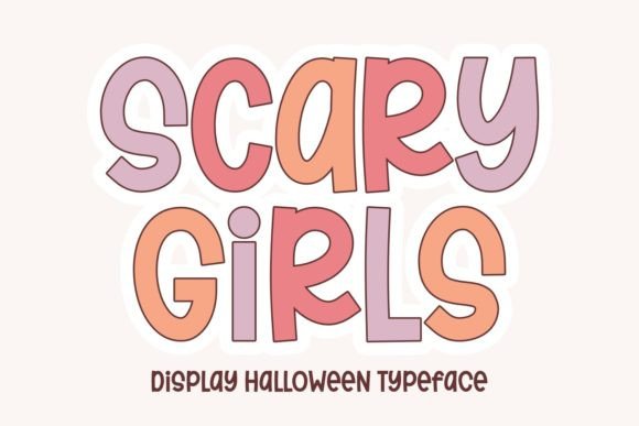 Scary Girls Font for Halloween Creations