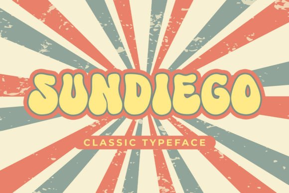 Sundiego Font: A Retro Display Typeface for Modern Design