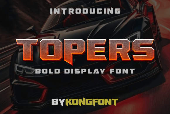 Topers: A Bold Font for Eye-Catching Branding
