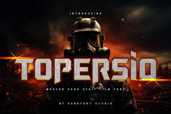 Topersio: A Bold Font for Strong Branding