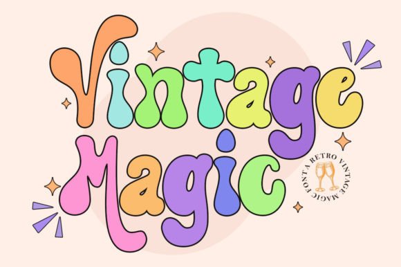 Vintage Magic: A Timeless Display Font for Creative Makers