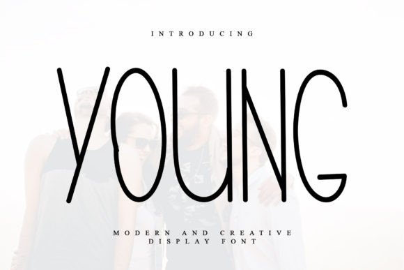 Youthful Elegance with the Young Display Font
